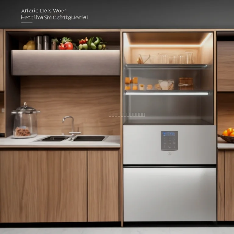 スマート冷蔵庫の操作画面