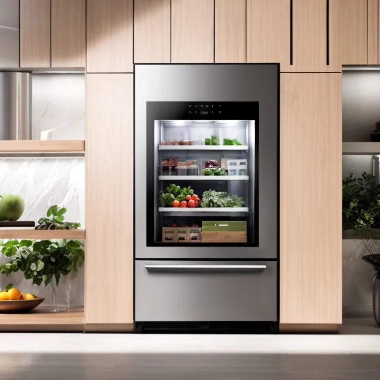 AIで制御された冷蔵庫内部